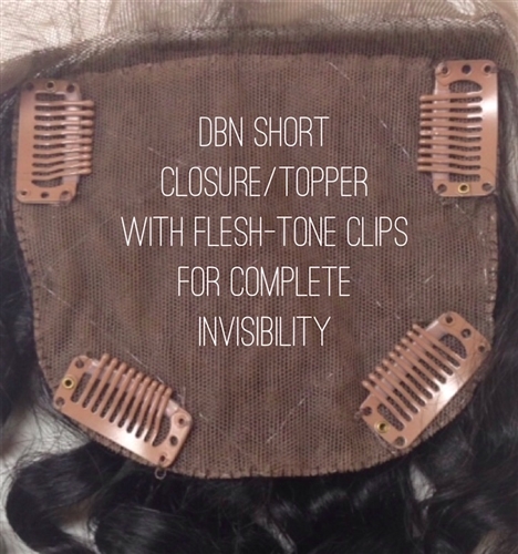 SILK or LACE Short Closure/Topper