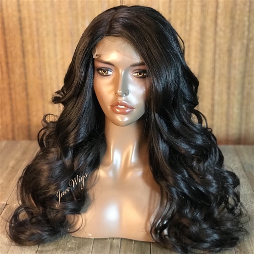 Wig Drop: 22" Textured Straight Layered & Curled