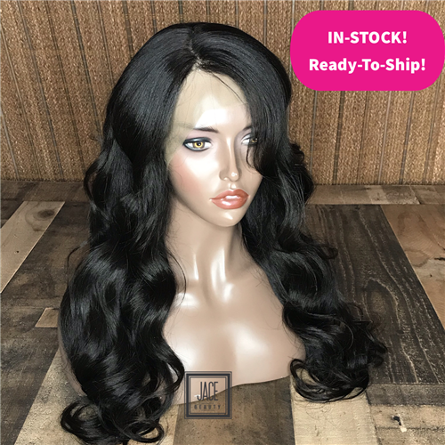 !!SOLD!!- 22" LAYERED FRONTAL WIG! (Textured Straight/Natural Straight Blend)