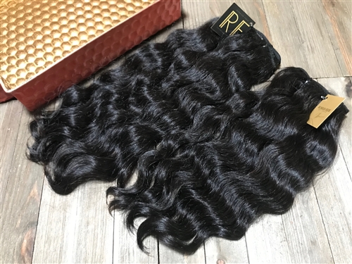 !!SOLD!! SHOWCASE OFFERING #4: MEDIUM-to-VERY COARSE TIGHT WAVY/CURLY
